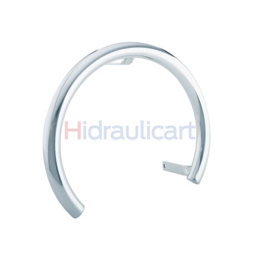 Pinza semicircular en acero inoxidable AISI-316L pulido