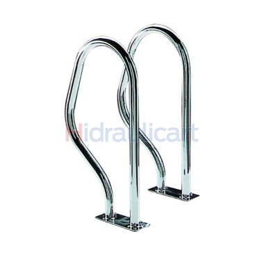 Pasamanos de piscina Modelo 470 x 800 - Fijación mediante platino