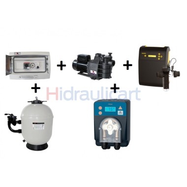 Pack de Filtración Completo Superpool o HAYWARD