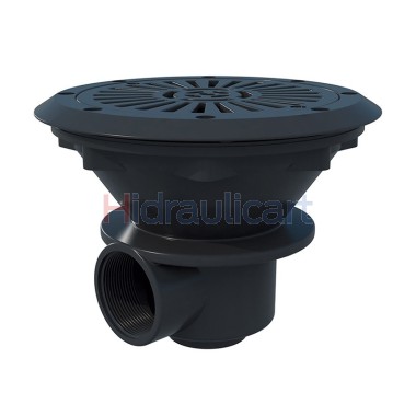 Desagüe Inferior 210mm Antracita para Liner Astralpool