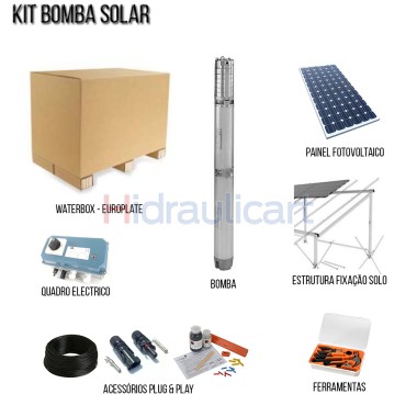 Kit de bomba de perforación solar Waterbox