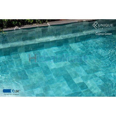 Tela de Piscina Elbe UNIQUE Cyprus green 3D