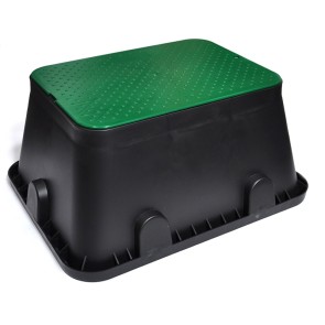 Caja de válvulas rectangular