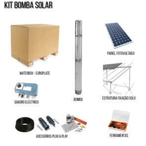 Kit de bomba de perforación solar Waterbox